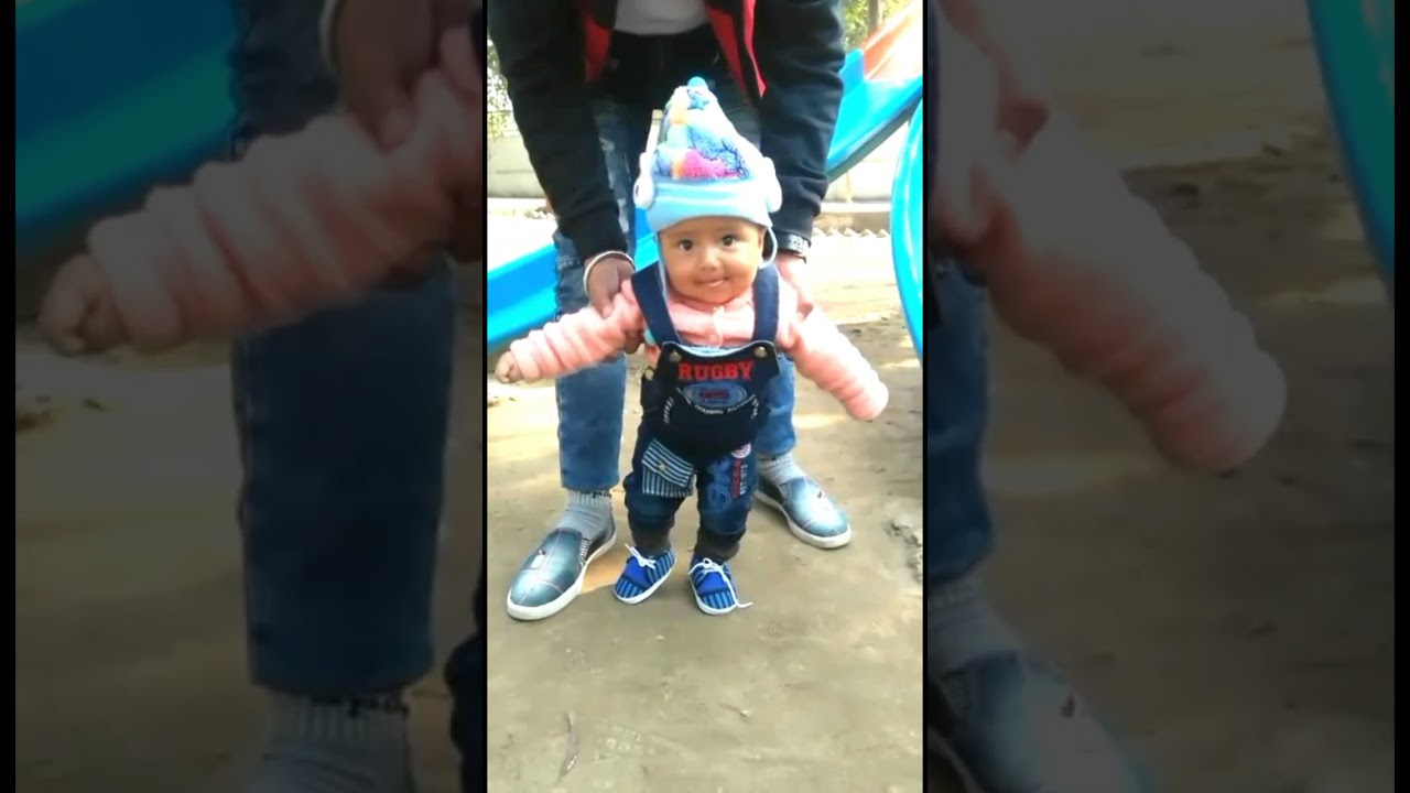 baby walking at 4 months