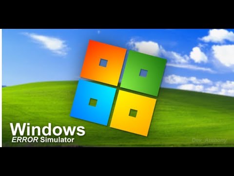 je joue a Windows 98 (Windows error simulator) !