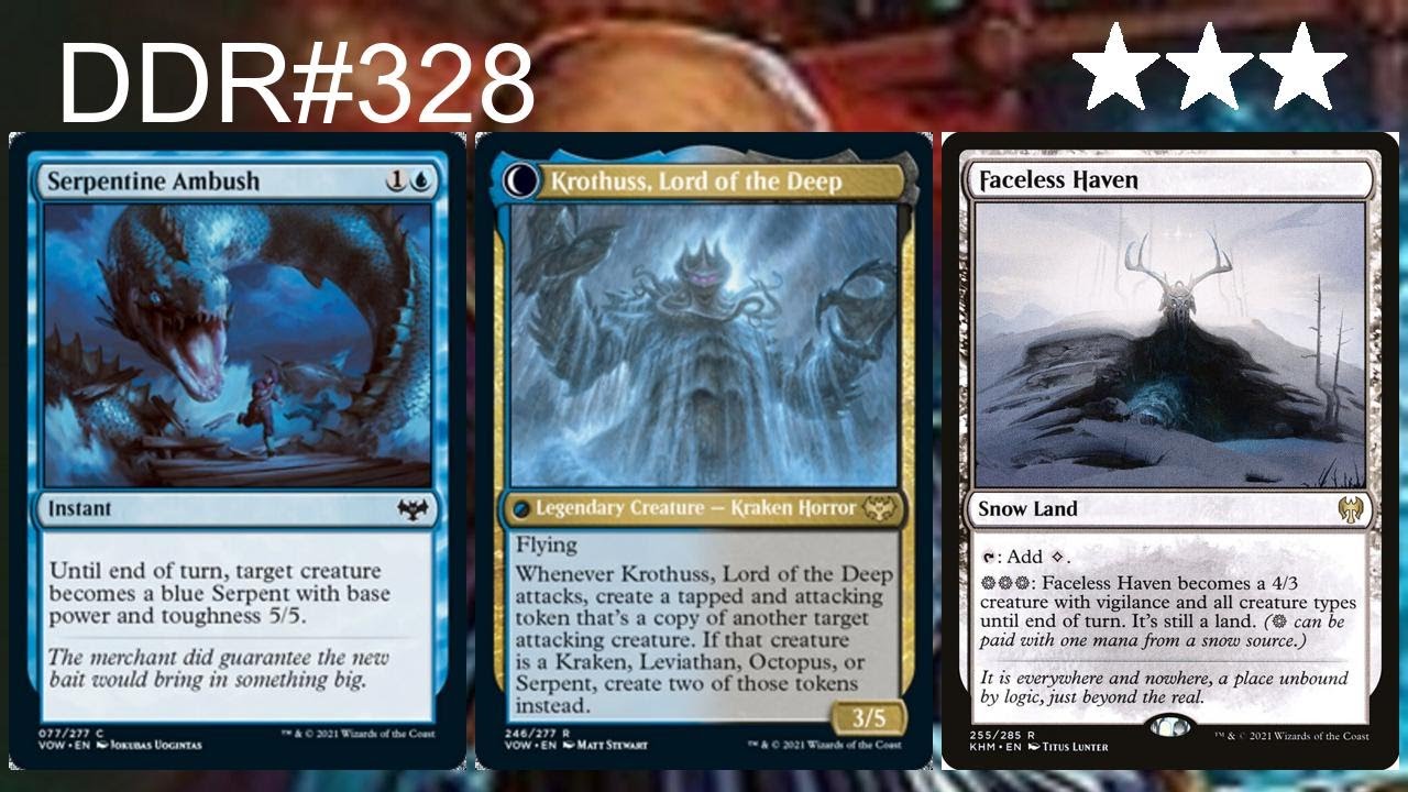 Magic: The Gathering Card – Ambush Serpentine (VOW-077) Serpentine Ambush, Single MTG Trading Card