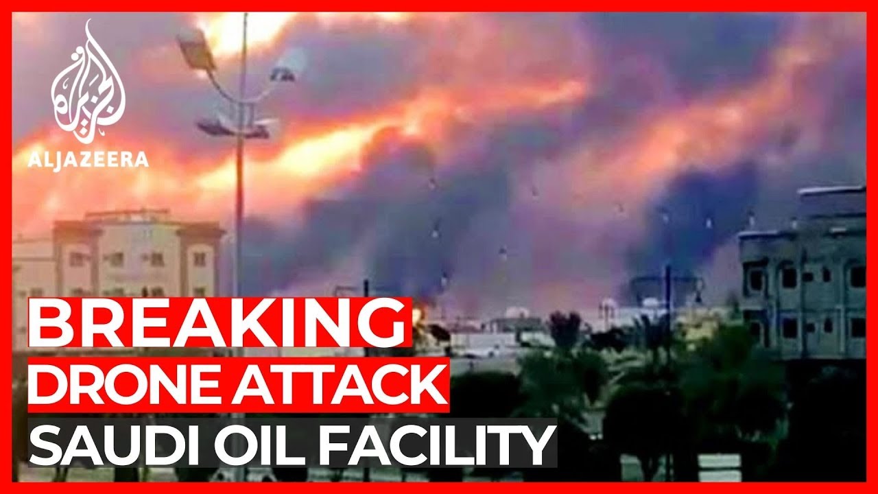 ⁣Drones hit 2 Saudi Aramco oil facilities, causes fires