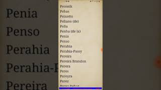 Lista de Sobrenomes Judeus (Atualizado) - LETRA P