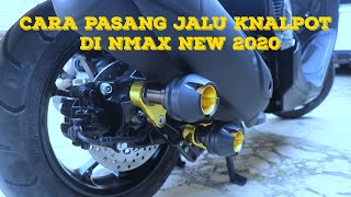 Pelindung Knalpot N Max New (2020) - Cover Tutup Penutup Tameng Pengaman Panas Kenalpot Yamaha N-Max NMax New 2020