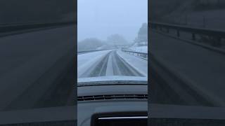 Nieve en Galicia: AP53 Alto de San Martiño