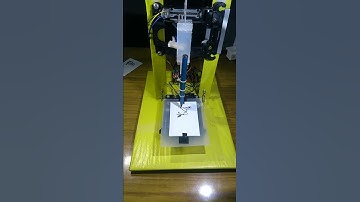 Arduino based mini cnc plotter #4 #shorts