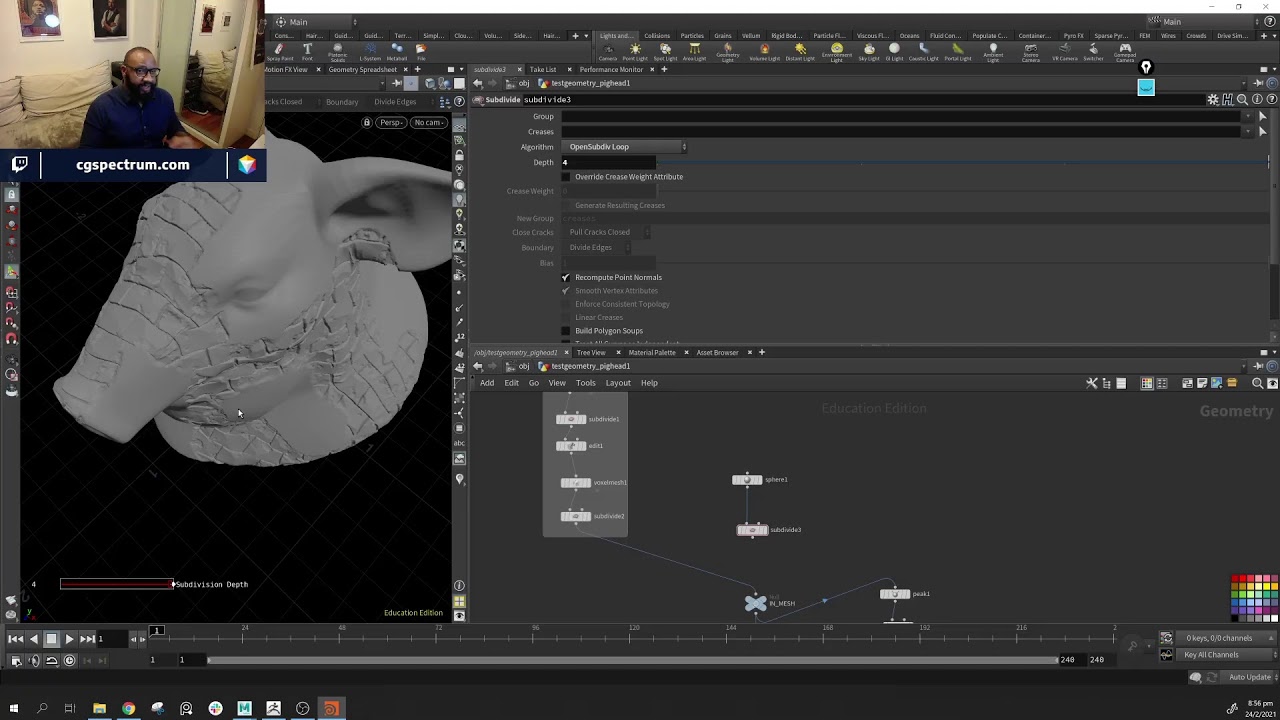 CGS Live - Modeling 28 - Modeling Brick Patterns in Houdini with Vops
