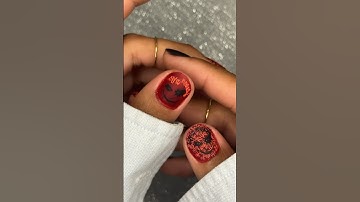 The Joker Nail Art 🃏#nailart #nails #batman #joker #nailstamping #nailstagram #naildesign