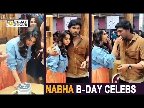 Nabha Natesh Birthday Celebrations on at BSS8 Movie Sets || Bellamkonda Srinivas - Filmyfocus.com
