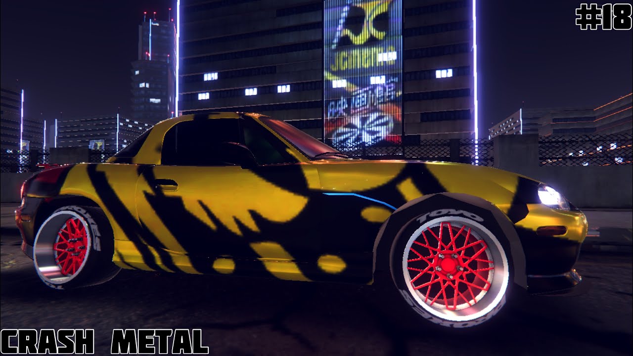 CRASH METAL CYBERPUNK GAMEPLAY 2021 18TH DRIFT EVENT JUTT42 GAMERZ #18