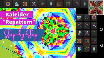 Digital Patterns (course challenge): kaleider (app) - "Repattern" | Android 🤖 🥳👍👏👌🤖😁