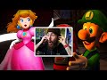 Princess Peach Game and Luigi&#39;s Mansion Dark Moon Remaster REACTION!