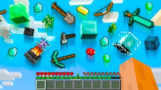 MINECRAFT pero LLUEVEN OBJETOS del CIELO! ☔💎 MINECRAFT ALEATORIO