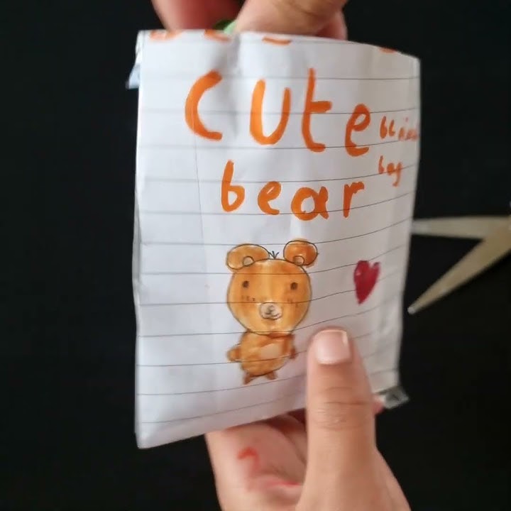 cutie bear blind bag#papercraft #blindbag #paperdiy #diy #papercraft#craft