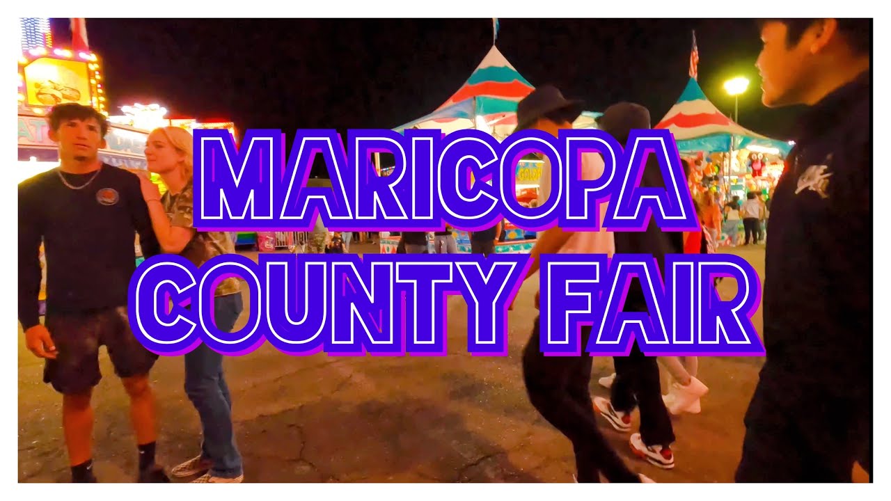 Maricopa County Fair 2022 Weekend Night Walk Downtown Phoenix