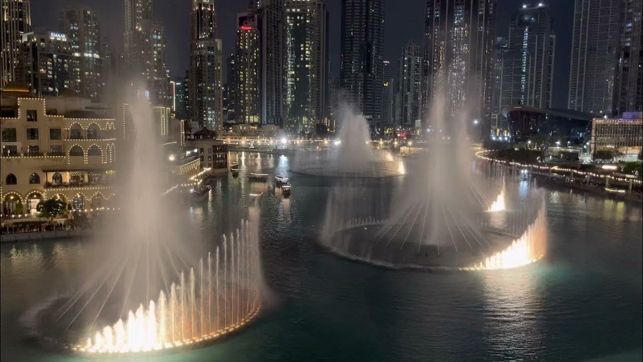 The Dubai Fountain Baba Yetu 2022 YouTube