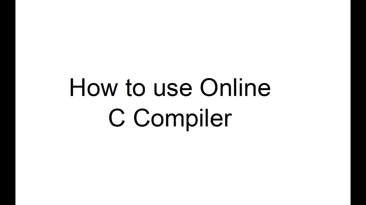 Online C Programming Compiler  Use Online Compiler In Mobile 