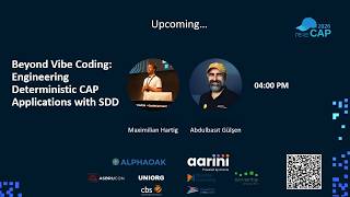 reCAP 2026: Beyond Vibe Coding: Engineering Deterministic CAP Applications with SDD