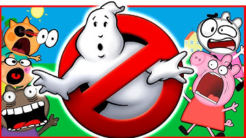 Pizza Tower Screaming Meme But Peppa Pig Characters Singing Ghostbusters SONG 🎃 Halloween Special 🍬