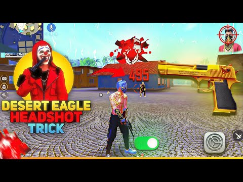 Desert Eagle One Tap Headshot Trick || Free Fire Mein Headshot Kaise Mare || Khuni Gamers