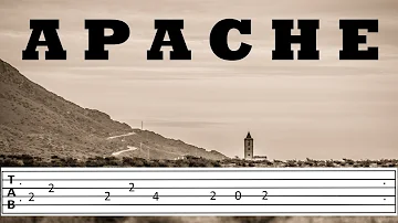 APACHE facil/easy cover (Guitar Tab)