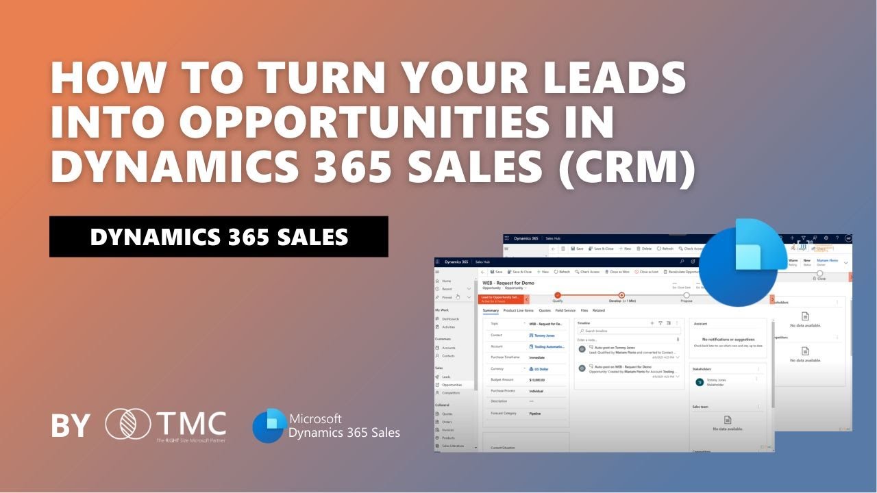 How to turn your Leads into Opportunities in Dynamics 365 Sales (CRM ...