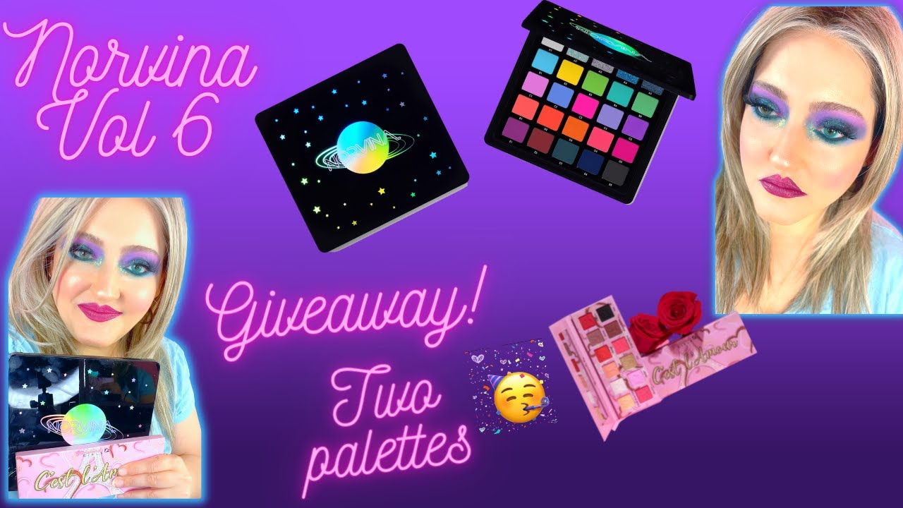 GIVEAWAY! Norvina Vol 6 Mermaid Eyeshadow look and more! | Christina Gourmande