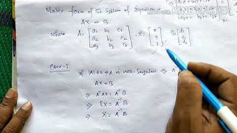 Application Determinant and Matrices(lecture 10)