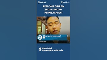 INI RESPONS Gibran Rakabuming Raka seusai Dicap Pengkhianat, Statusnya di PDIP Kini Sudah Selesai?