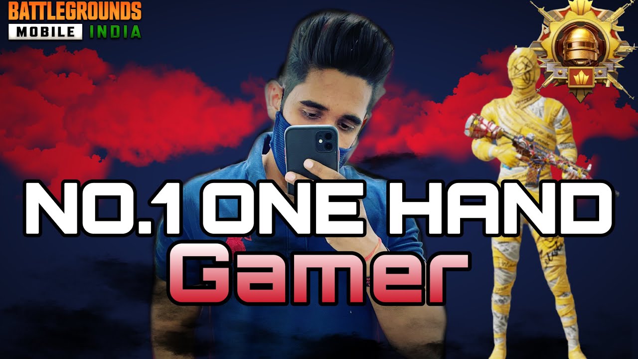 One hand gamer 😈😈 1v4 🔥🔥 with hand cam - YouTube