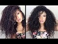 From Flat To Defined Curls : Wash N Go Curly Hair Routine