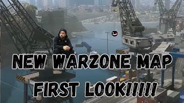 FIRST LOOK AT THE WARZONE MAP!!