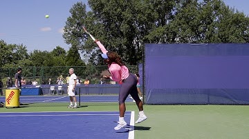 Serena Williams Serve In Super Slow Motion 3 - 2013 Cincinnati Open