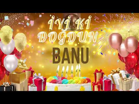 BANU - Doğum Günün Kutlu Olsun Banu