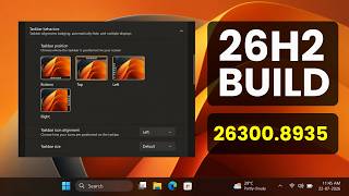 New Windows 11 26H2 Build 26300.8935 – Faster File Explorer, New Animated Icons (Experimental)