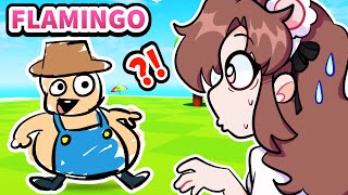 ROBLOX BECOME YOUR DRAWING W\/ FLAMINGO