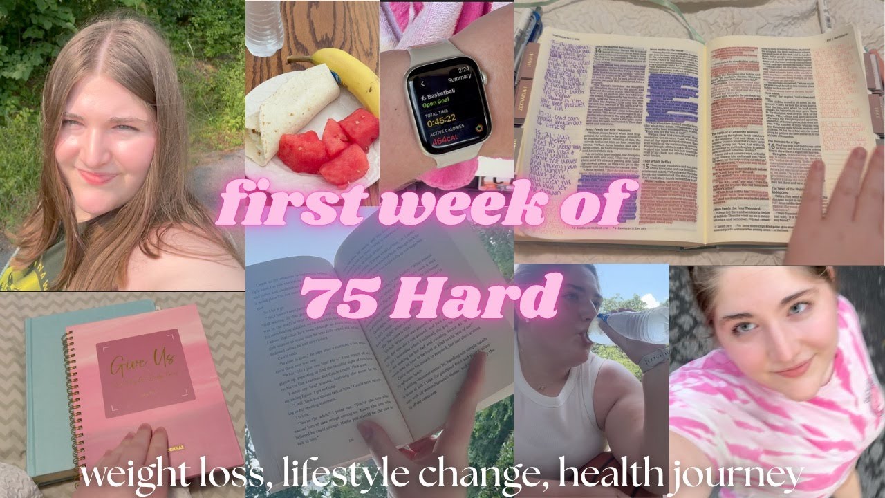 75 Hard Part 1 | days 1-7, christian edition, working out, calorie deficit |