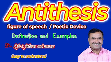 Figure of speech, Antithesis, Examples, definition, Poetic device, figure of speech examples