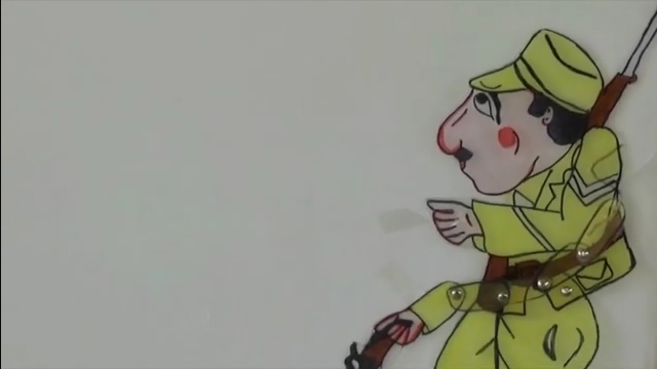 Χανιώτικο Θέατρο Σκιών - Καραγκιόζης Στρατιώτης | Κατασκευή Φιγούρας