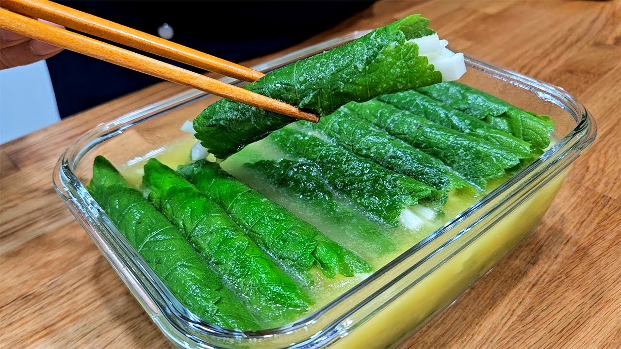 무 깻잎쌈