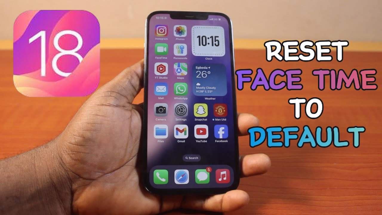 How to Reset FaceTime to Default Settings on iPhone on iOS 18
