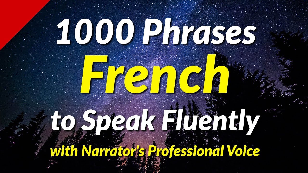 1000 Phrases to Speak French Fluently