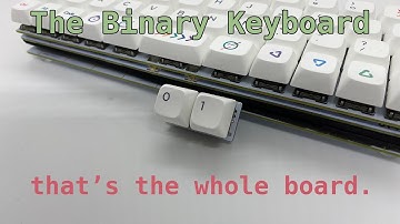 THE BINARY KEYBOARD - Build + Typing Test