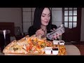 МUKBANG | Пицца, картофель фри, паста | Pizza, pasta | не АСМР