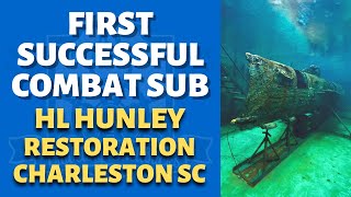 Hunley Restoration in Charleston - First Successful Combat Submarine by RV UNDERWAY 778 views 1 year ago 8 minutes, 9 seconds