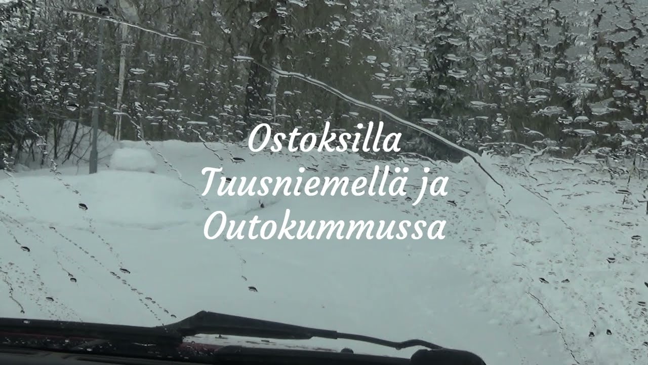 Ostoksilla Tuusniemellä ja Outokummussa