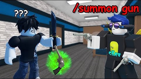 i Trolled TOXIC Camper with Admin Commands (Murder Mystery 2)