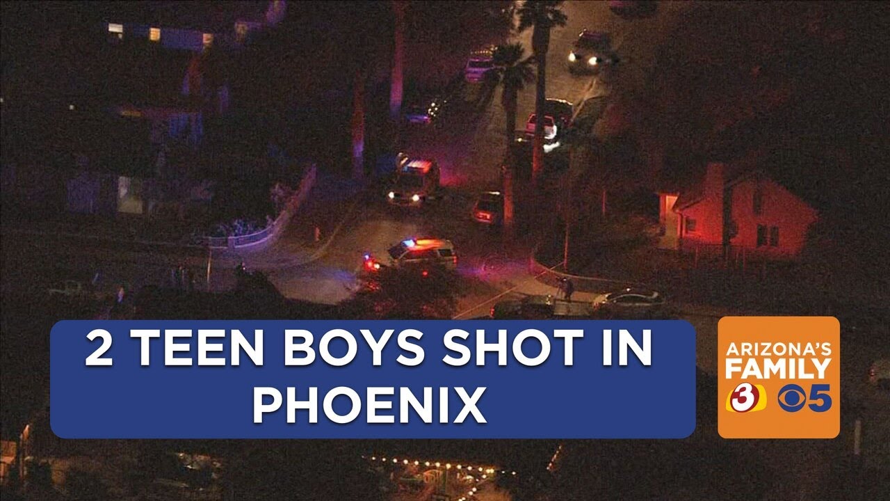 2 teen boys hospitalized after shooting in Phoenix - YouTube