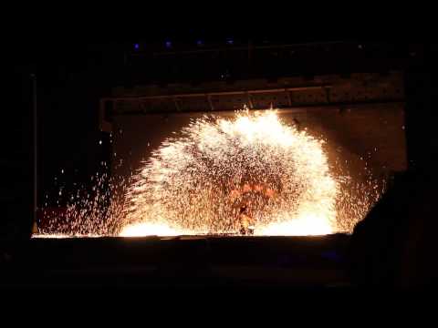 Da Shu Hua molten iron fireworks in Nuanquan