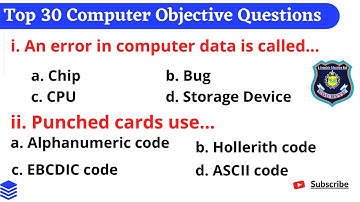 Top 30 Computer Fundamental MCQ with their answer 2022