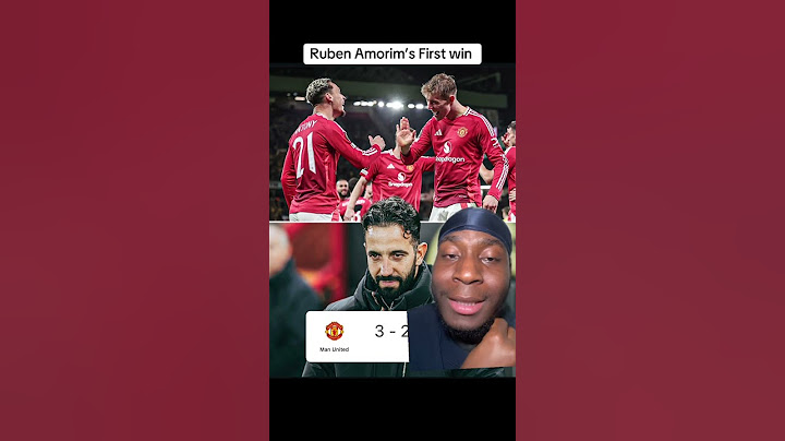 Manchester United vs Bodø/Glimt | Ruben Amorim first win . #mufc #manchersterunited