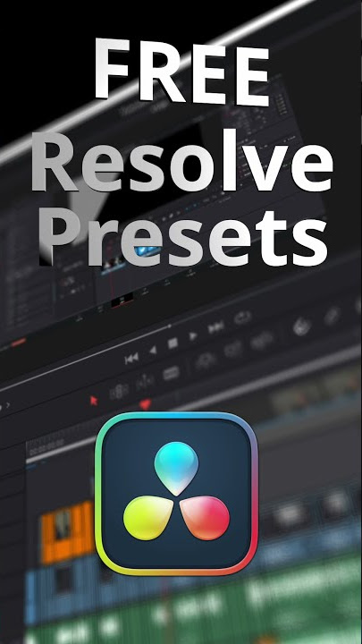 Free DaVinci Resolve presets: Dream -  Mask lyric video text effect #Shorts